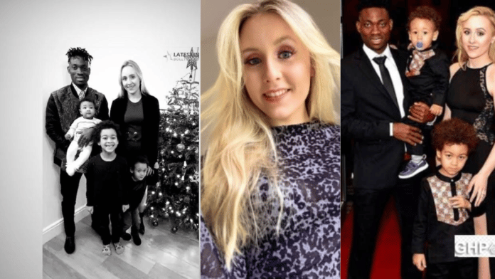 Christian Atsu's wife shares black and white family photos to mourn her late husband