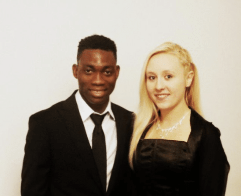 Cute photos of Christian Atsu's beautiful wife and kids surface online - GhPage