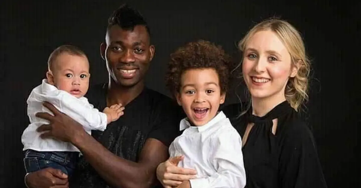 Cute photos of Christian Atsu's beautiful wife and kids surface online - GhPage