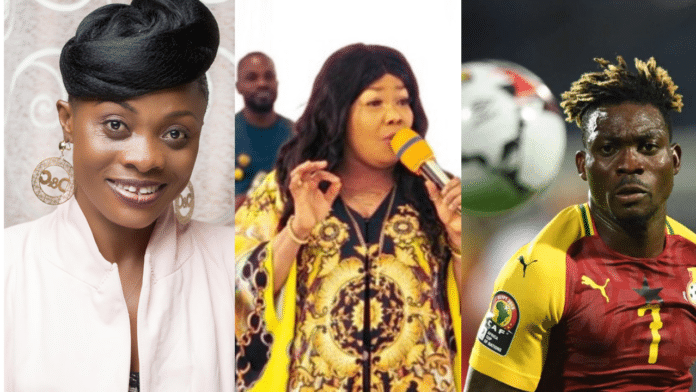 Diana Asamoah, Christian Atsu and Nana Agradaa