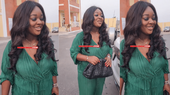 Jackie Appiah reportedly pregnant; Baby bump shows in new video