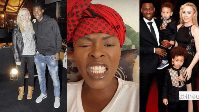 Lady slams Christian Atsu's wife for not being in Ghana to mourn with the player's family