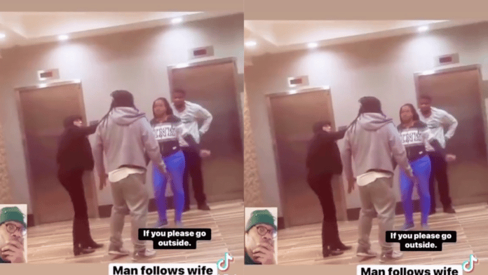 Man catches his girlfriend in the hotel with another man