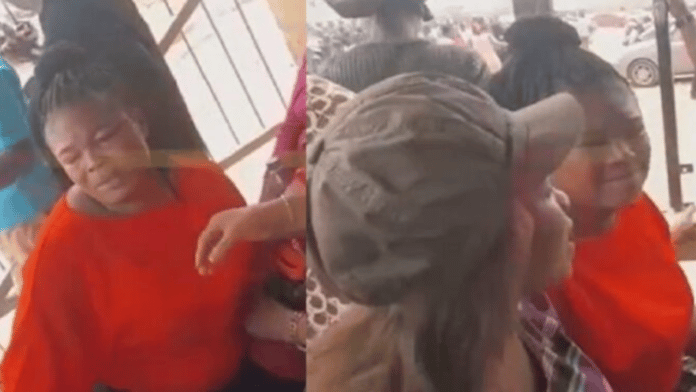 Nigeria: Woman cries profusely after voting for APC