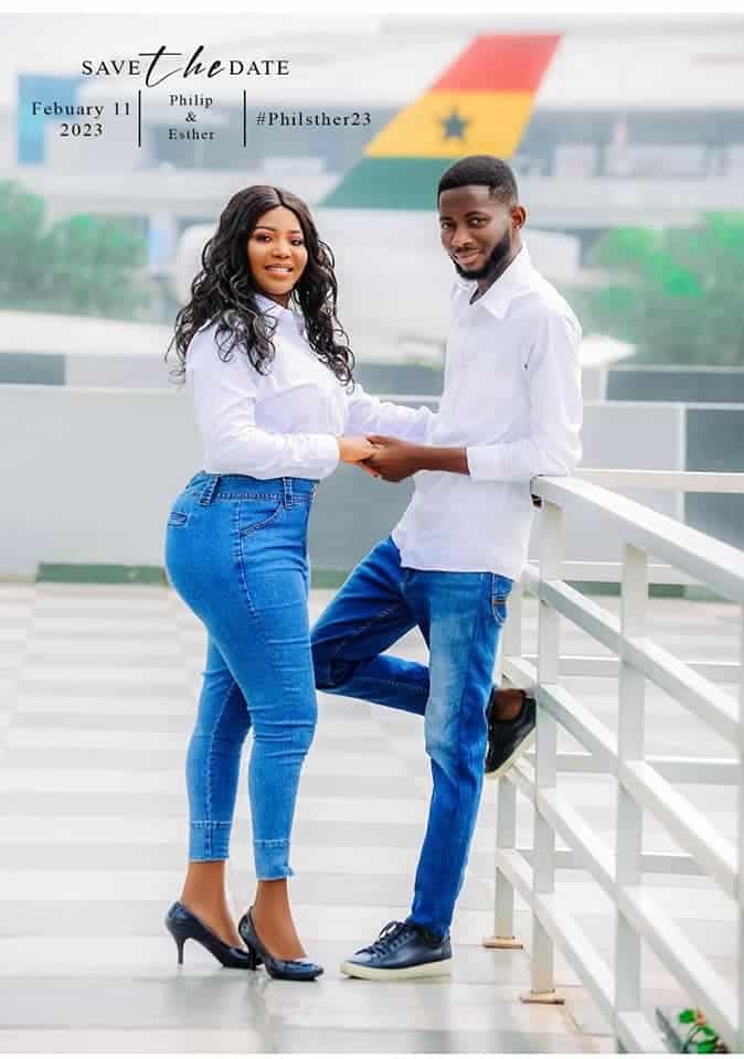 Pre-wedding photos of GH man who's set to marry but is begging another lady to get pregnant for him - GhPage