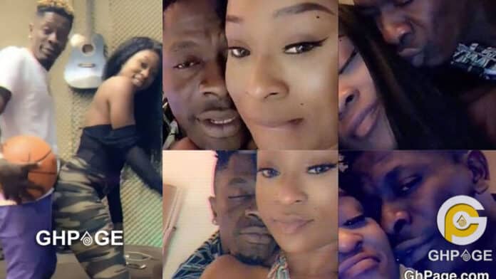 Shatta Wale and Efia Odo intimate photos