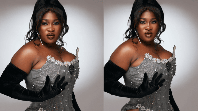 Sista Afia shares semi-nude pictures