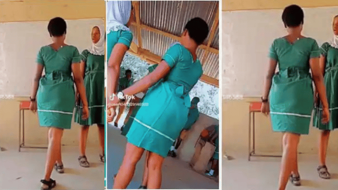 Video of final-year female SHS students twerking in the classroom