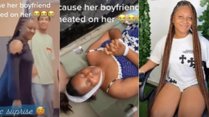 21-year-old lady commits suicide after catching her boyfriend cheating on her