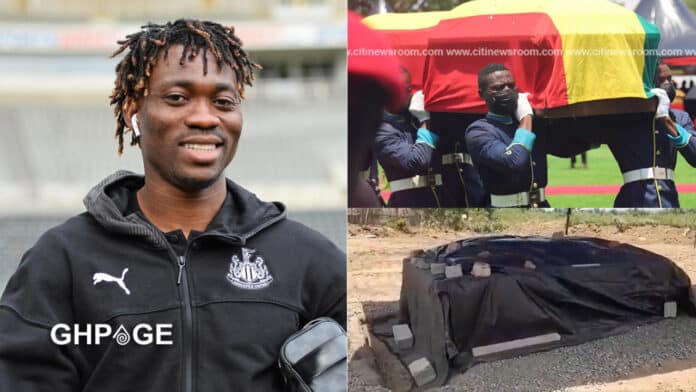 Christian Atsu grave final resting place