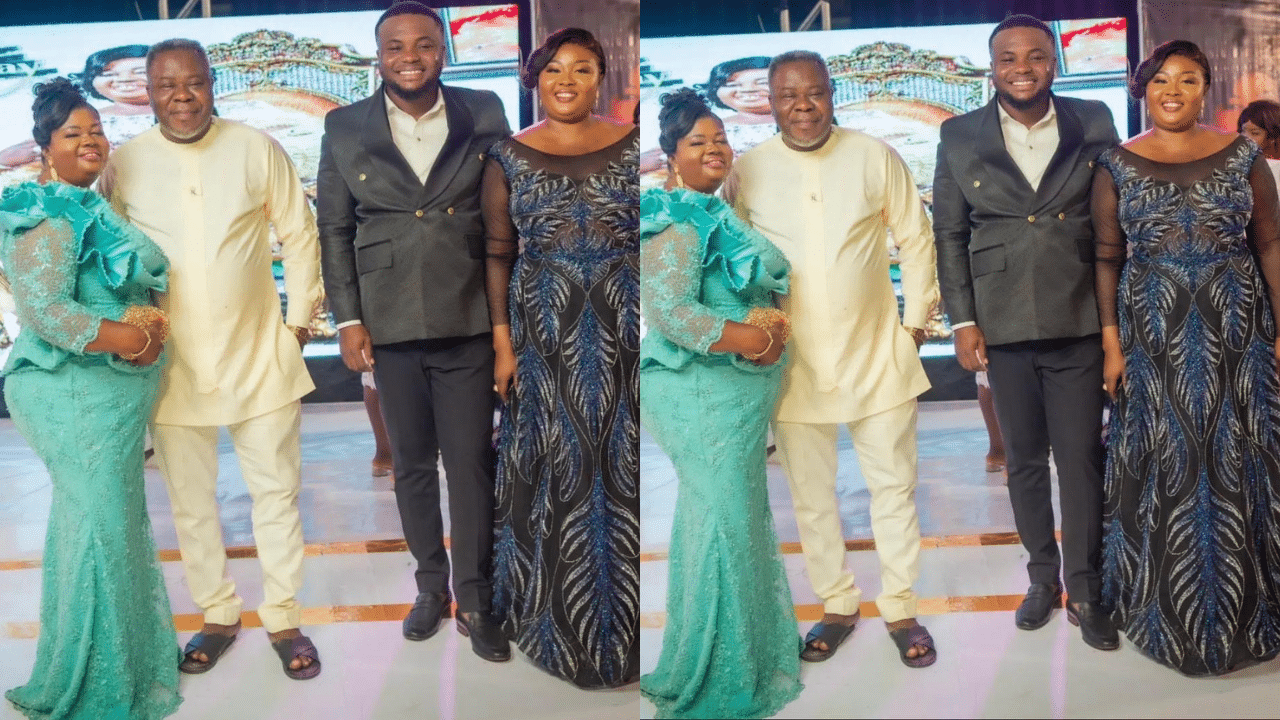 Dr Kwaku Oteng shares pictures of his wife, first son and daughter for the first time