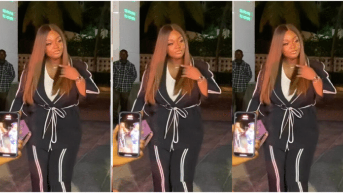 Fresh video of 'heavily pregnant' Jackie Appiah struggling to walk causes stir