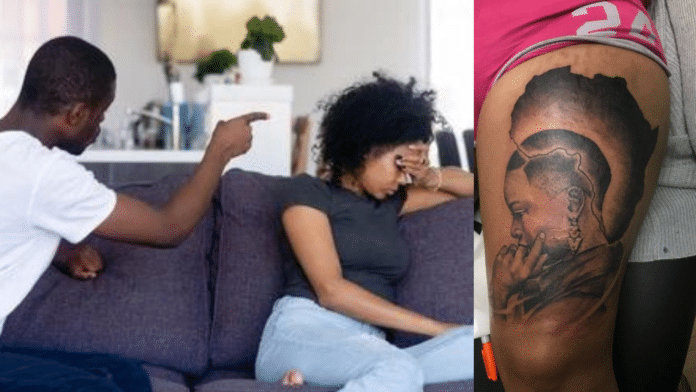 Guy cancels wedding after finding a tattoo on his fiancée's thighs