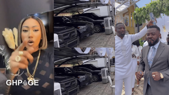 Hajia4Real's rumoured boyfriend flaunts his expensive cars and plush mansion