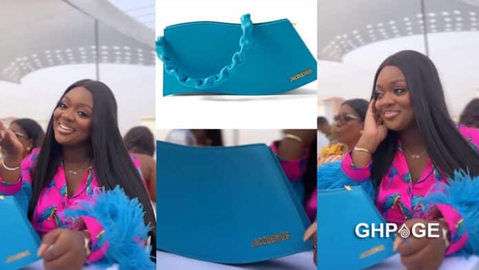 Jackie Appiah flaunts Jacquemus handbag
