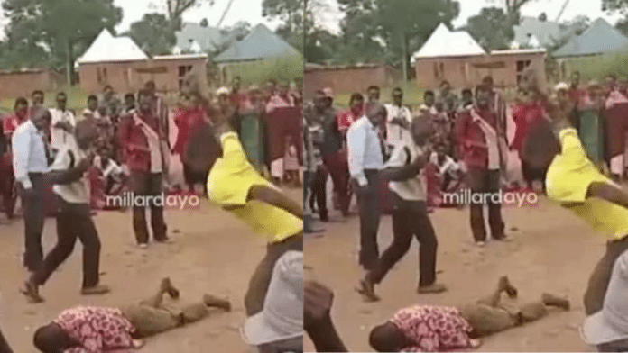 Landlord publicly flogged for sleeping with his tenant's second wife