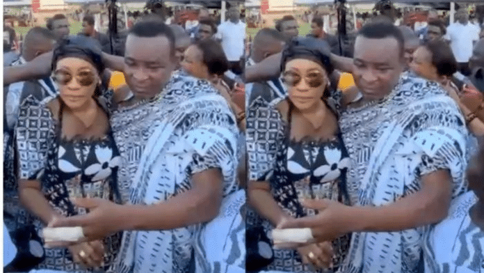 Moment Chairman Wontumi ignored his first wife to dance with his second wife