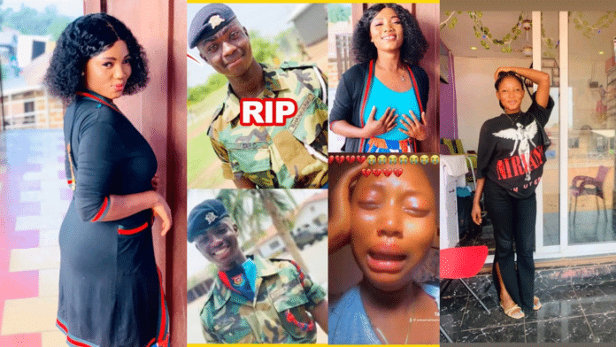 Photos of the first girlfriend of the solider who was murdered in Ashaiman surfaces