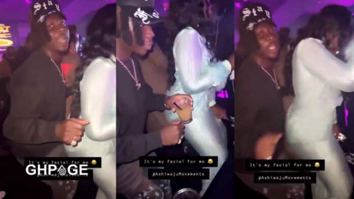 Stonebwoy and wife dance in the club