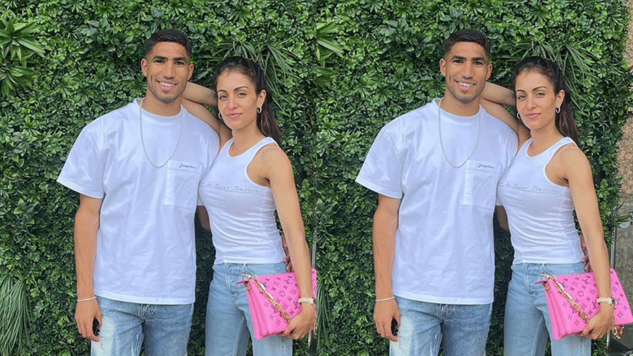 Achraf Hakimi reportedly set to get half of his wife’s net worth after she filed for divorce