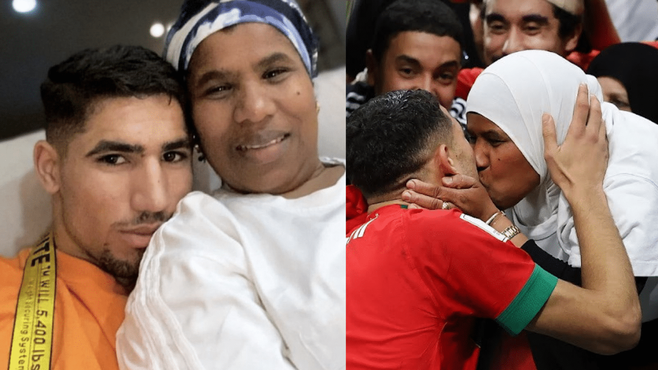 Achraf Hakimi speaks passionately about his super heroin mother