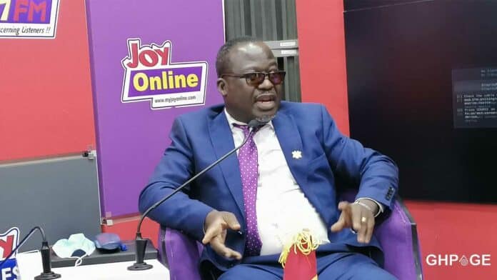 Hon Alfred-Obeng-Boateng during an interview on Joy