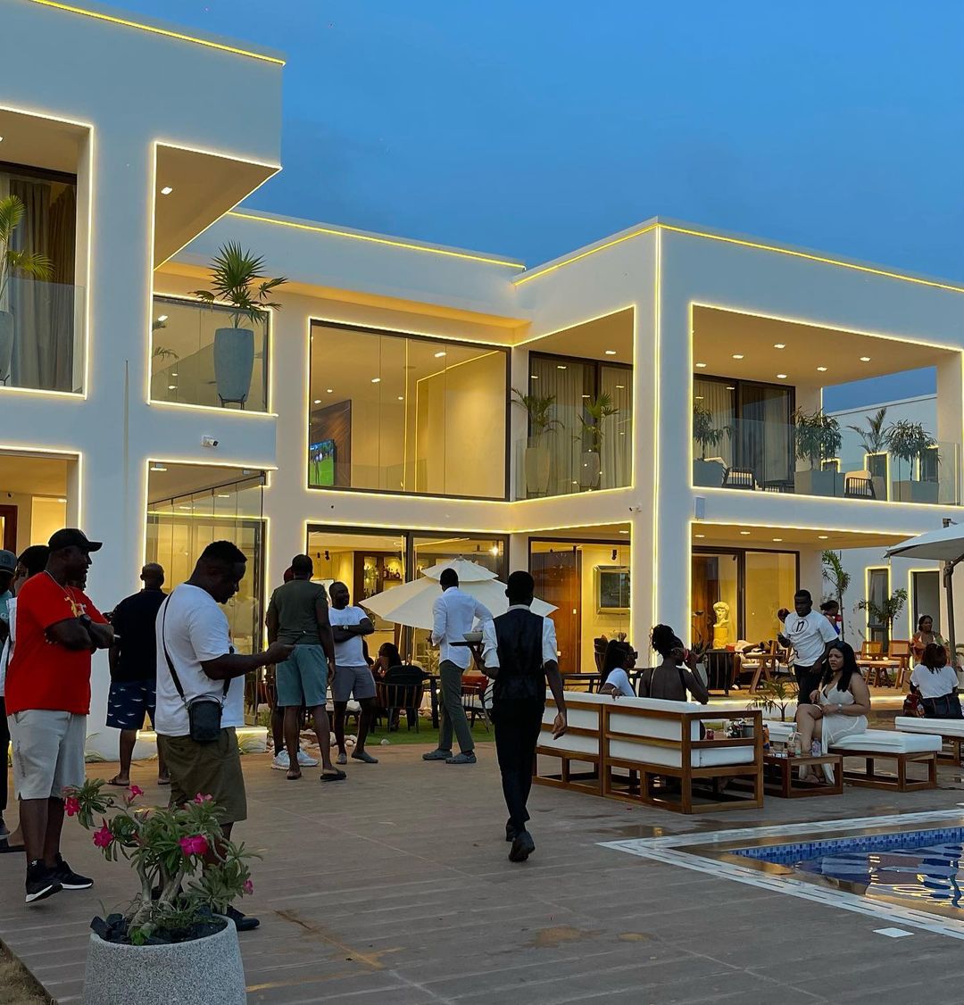 Dr Kofi Amoa-Abban flaunts his over $3 million mansion located on an Island at Ada