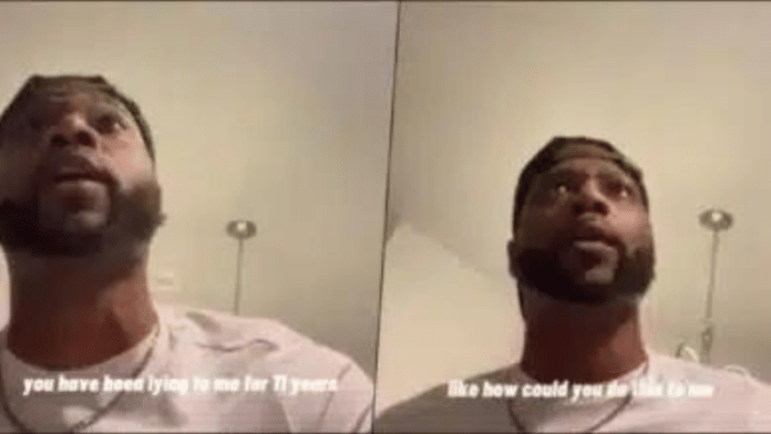 Heartbroken husband confronts wife after finding out their 11-year-old son is not his (Video)