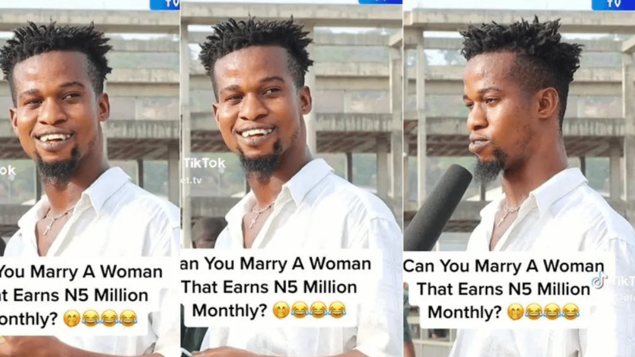 I can't marry a woman who earns over Ghc 130k because she'll control me in the marriage - Young man states