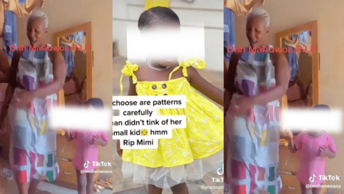 Last video Maa Adwoa made with her 4-year-old daughter before she was shot and killed