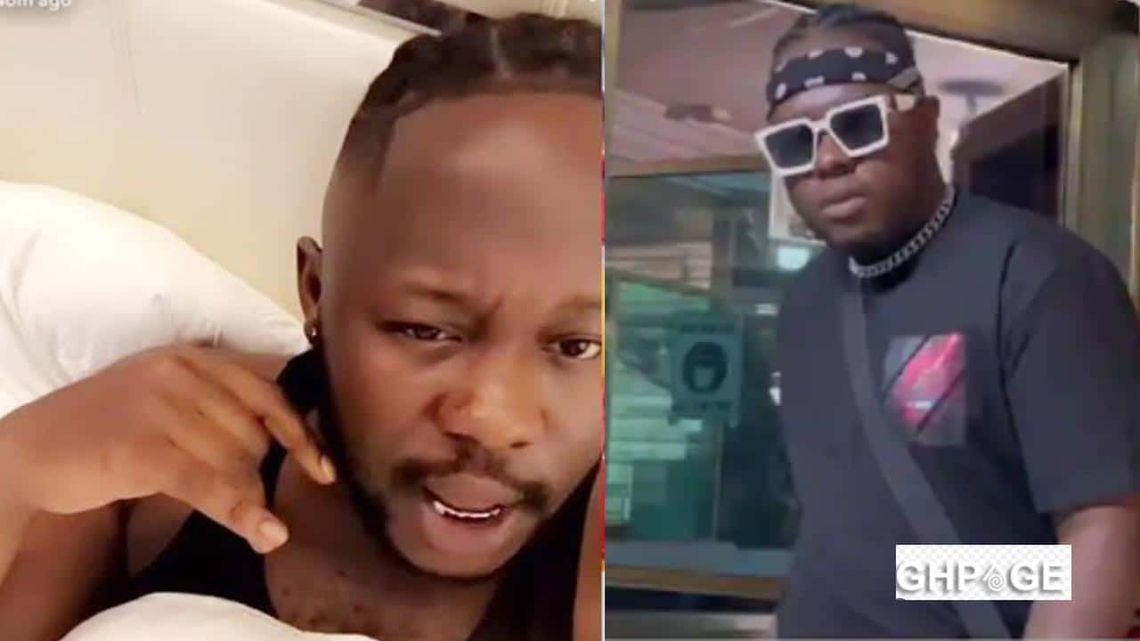 “Your jaw like gearbox” – Medikal goes crazy on lookalike