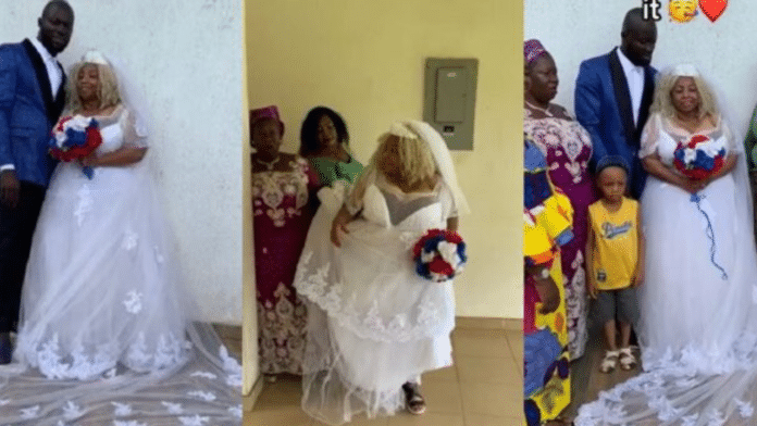 Plus-sized American lady travels to Africa to marry young lover she met on the internet