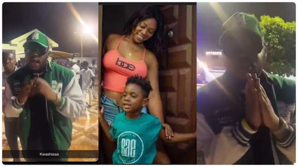 Michy disgraces Medikal publicly for claiming he paid for Majesty’s fees for 1 year