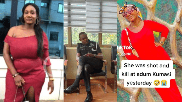 Wife of the police officer who shot Maa Adwoa 5 times to death speaks