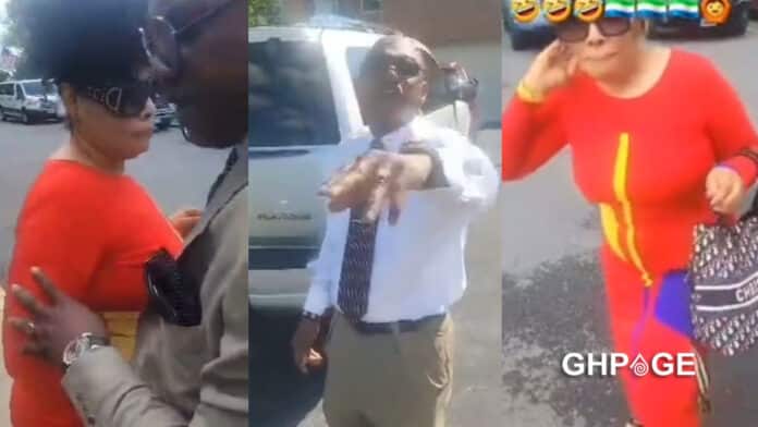 Drama as woman confronts husband of 22 years after catching him with ...