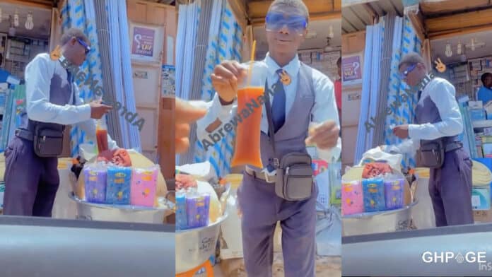 Accra Asaana-seller goes viral for his dressing