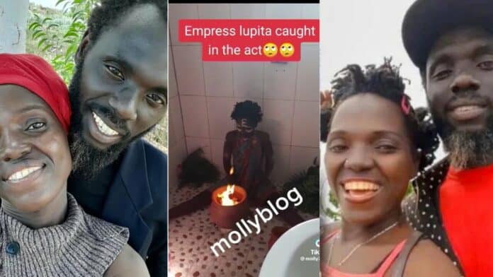 Empress Lupita caught performing incantations to kill Godpapa The Greatest (Video)