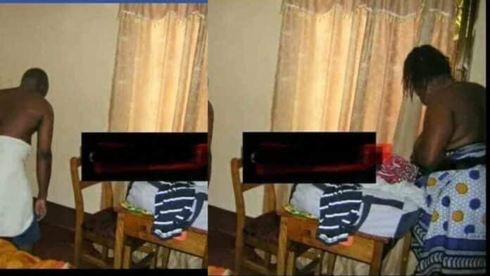 Husband returns from abroad to catch his wife sleeping with his gateman; Gets pregnant in the process