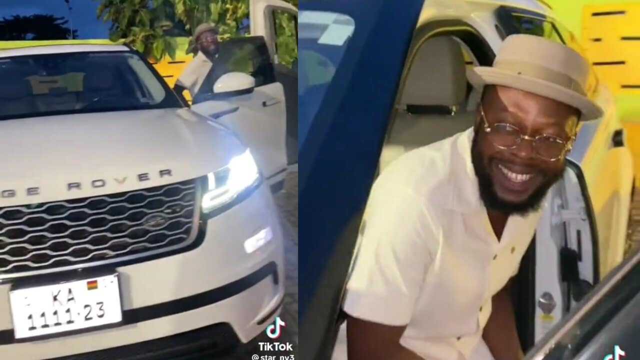 Kalybos flaunts his newly acquired customized Range Rover Velar in a new video