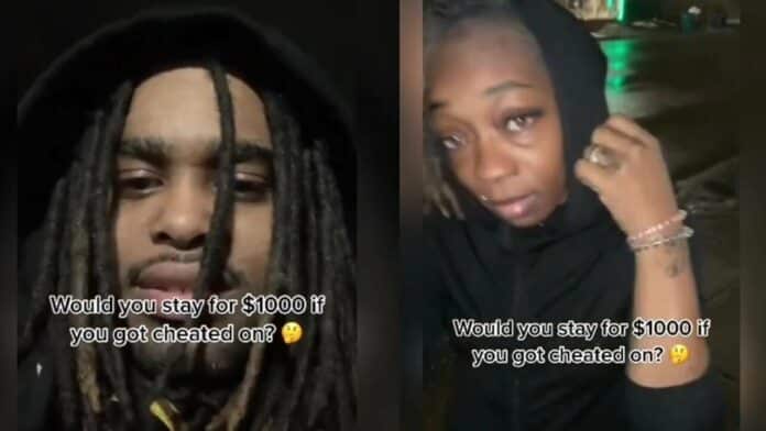 Lady gives boyfriend Ghc 11k not to break up with her after he caught her cheating on him (Video)