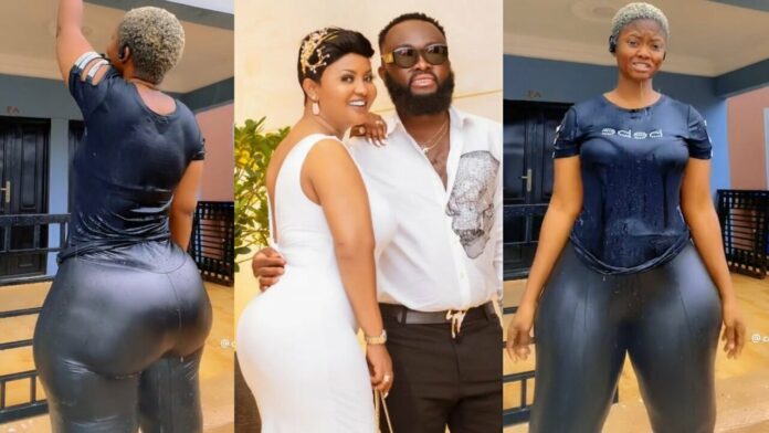 Sheena Gakpe finally breaks silence on reports of dating Mcbrown's husband Mr Maxwell