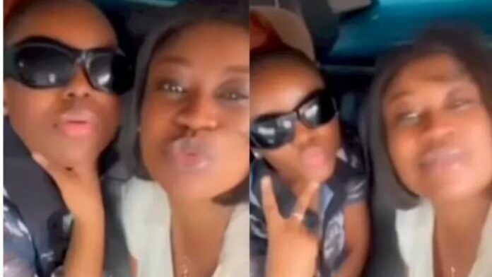 Video of Gyakie and his young lookalike mother warms hearts