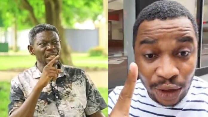 Pained Agya Koo 'curses' Twene Jonas for insulting his mother (Video)