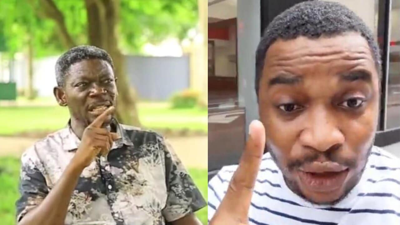 Pained Agya Koo 'curses' Twene Jonas for insulting his mother (Video)
