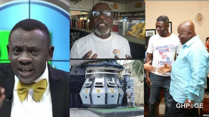 Akrobeto descends on Oboy Siki over Agya Koo's mansion