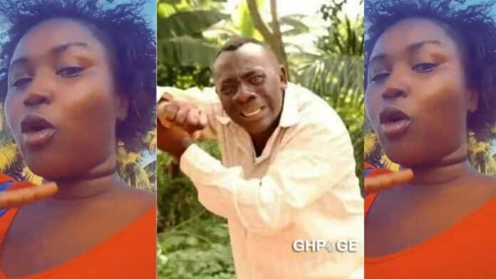 Lady Akrobeto reportedly chopped 'basabasa' and gave her only GHC 100 'curses' him (Video)
