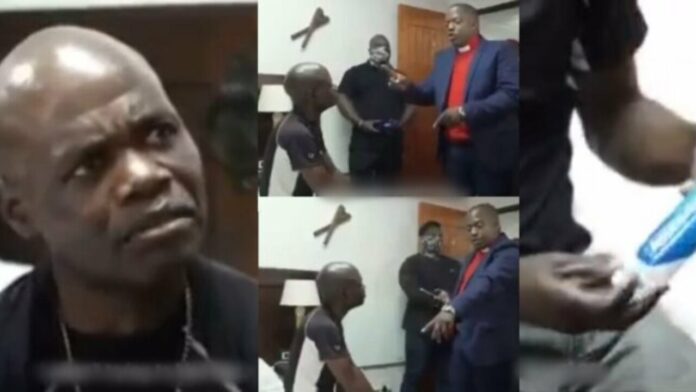 Married man caught trying to chop the 'trumu' of a 16-year-old boy (Video)
