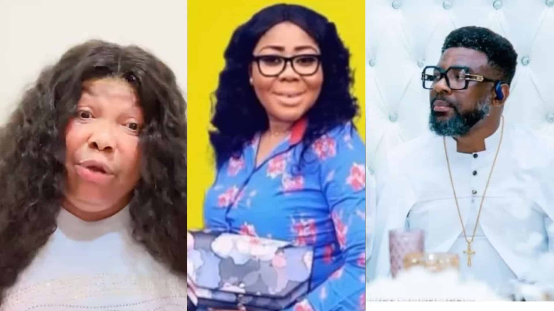 Aunty Mercy, the woman who has reportedly snatched Nana Agradaa's husband shades her (Video)