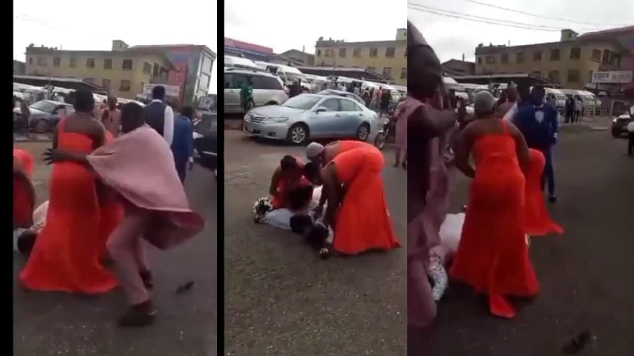 Drama as boyfriend disrupts the wedding of his girlfriend to another man