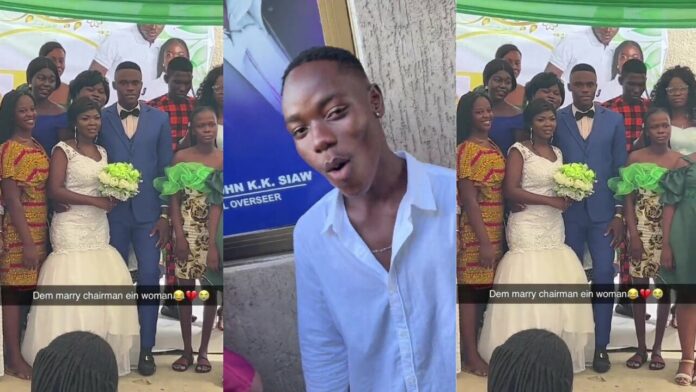 Ex-boyfriend 'cries' at his serious girlfriend's wedding after her family made her marry a rich man